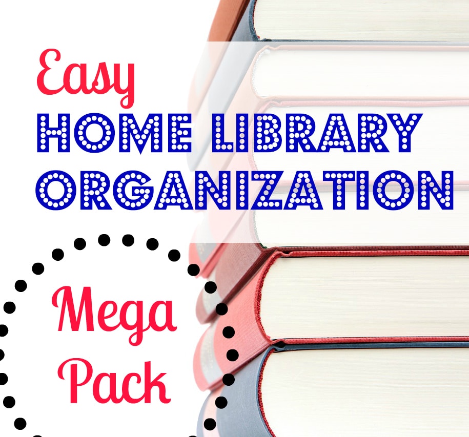 Home or Classroom Library Organization Label System