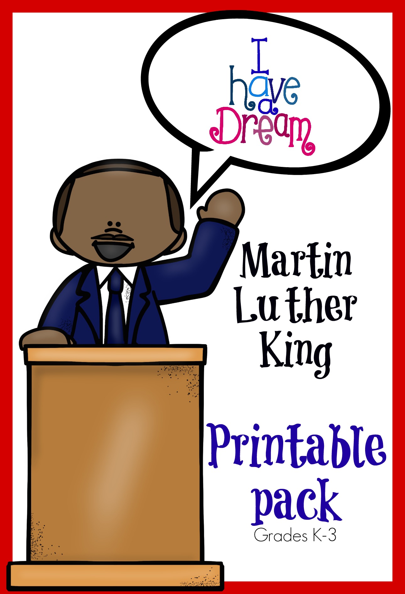 Martin Luther King Jr Memory Pack Only Passionate Curiosity
