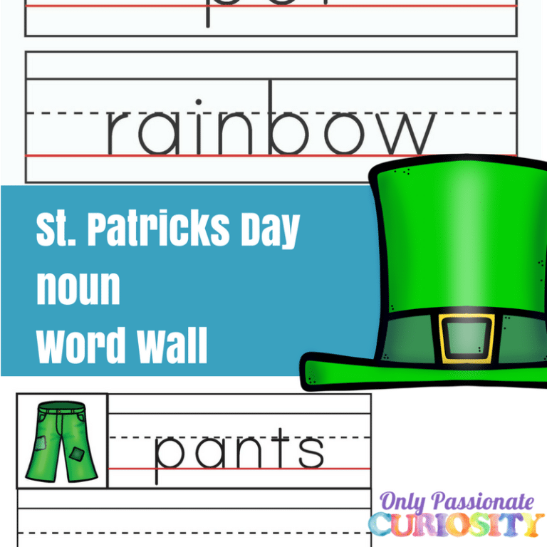 St. Patrick’s Day Nouns Word Wall