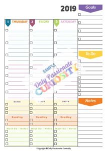 2019-2020 Student Planner - Only Passionate Curiosity