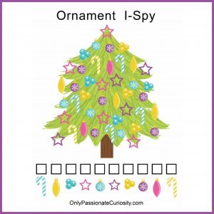 Christmas ornament I Spy
